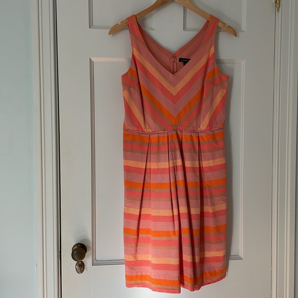 Fun Land’s End summer dress in 100% cotton. Size 6P in good used condition - Picture 2 of 11